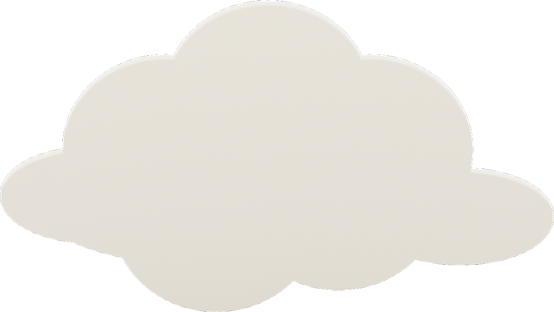 3D White Cloud Illustration